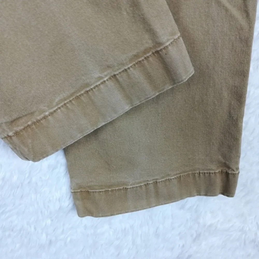 J. Crew Mens Pants Sutton‎ Chino Flex Straight Fit Brown Tan Stretch 31x32
